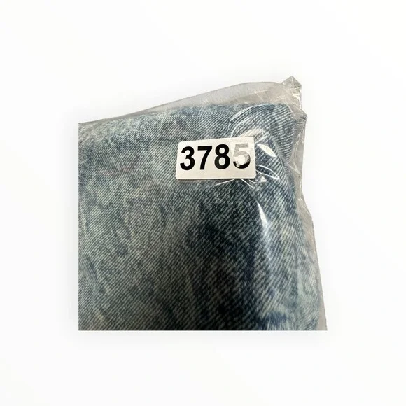 Jordache Denim Skirt Womens 11/12 Blue Acid Wash Basics High Waist Back Zipper - Picture 10 of 10